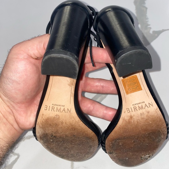 Alexandre Birman Vicky knotted leather heels - Picture 8 of 9